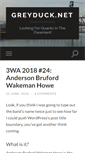 Mobile Screenshot of greyduck.net